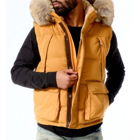 Jordan Craig - MEN'S YUKON FUR LINED PUFFER VEST