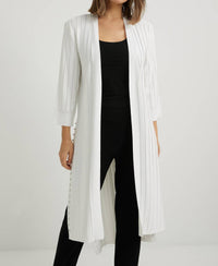 Joseph Ribkoff Vania Long Cover-up in vanilla - women's swimwear