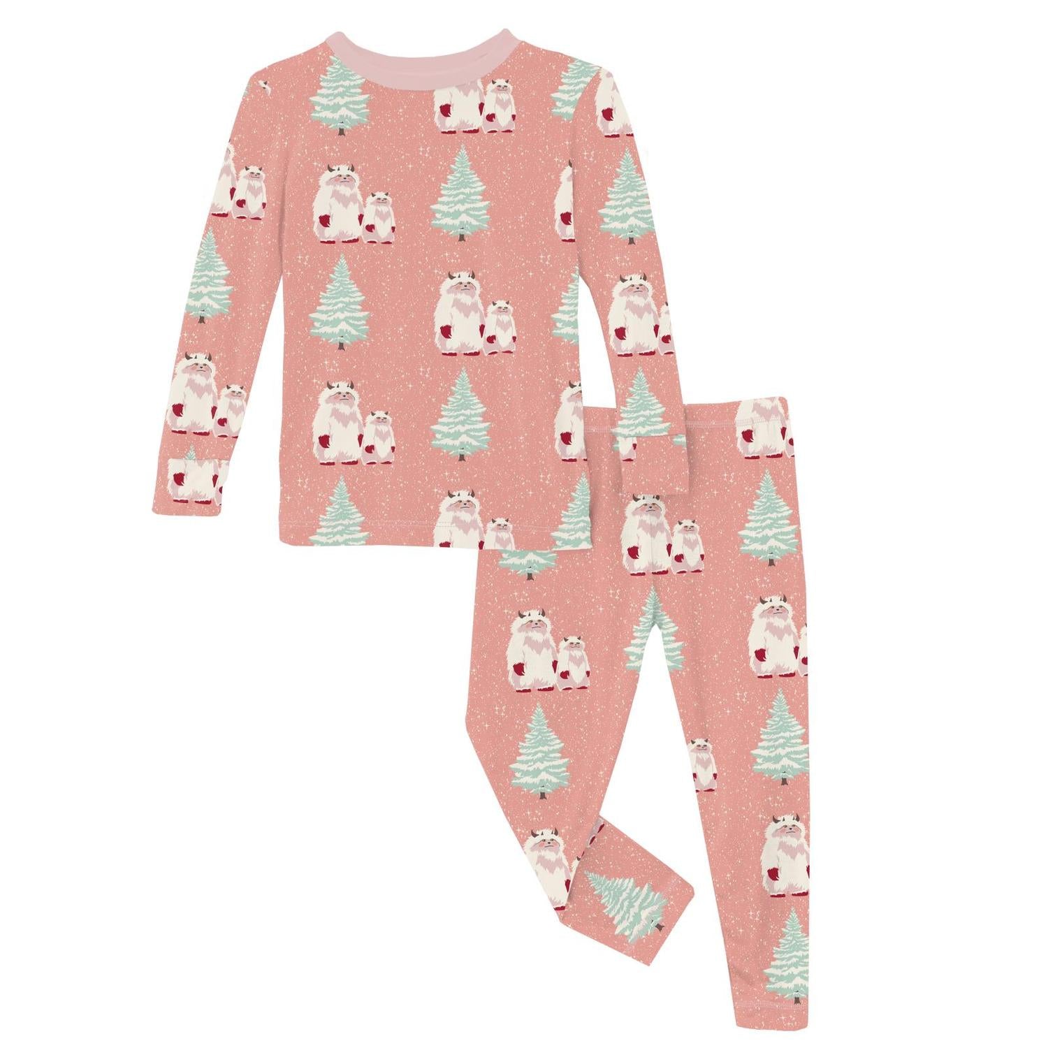 Kickee - Kids' Print Long Sleeve Pajama Set
