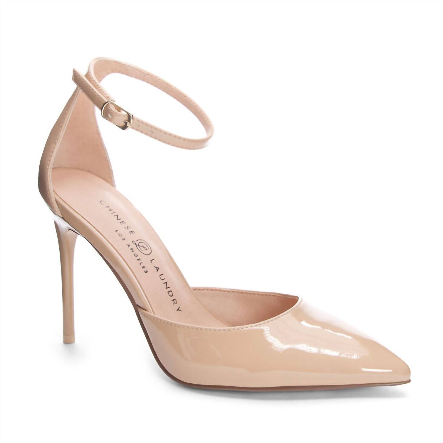 Chinese Laundry - Women's Dolly Point Toe Ankle Strap Stiletto Heels