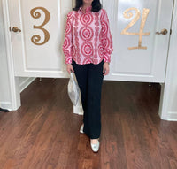 Skies Are Blue - Vivi Embroidery Blouse