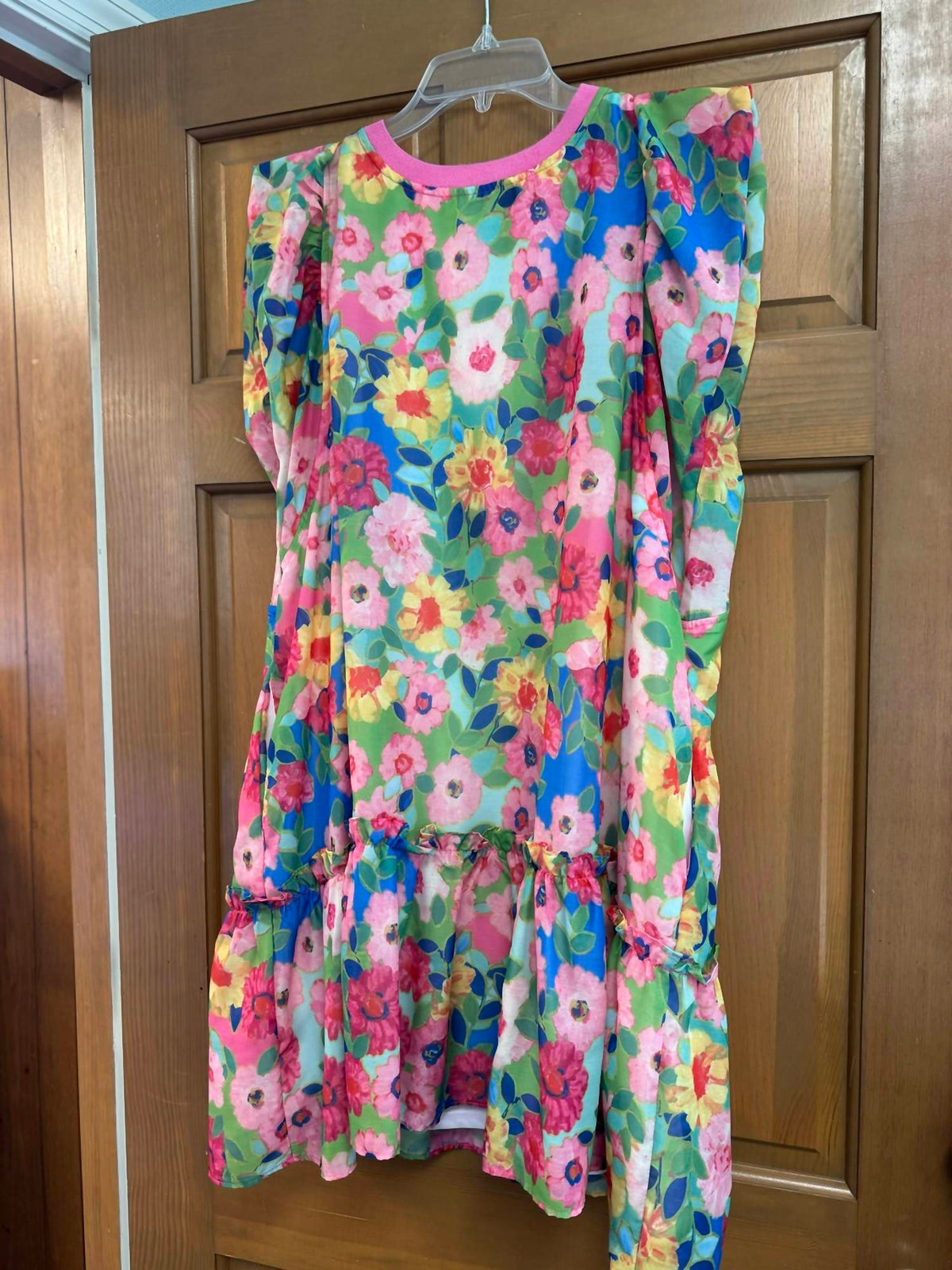 Davi & Dani - Women's Print Midi Dress