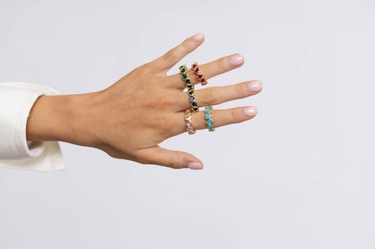 Sahira Jewelry Design - Women's Bezel Heart Ring