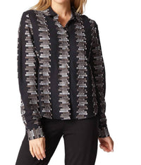 Habitat - Embroidered Cotton Shaped Hem Shirt