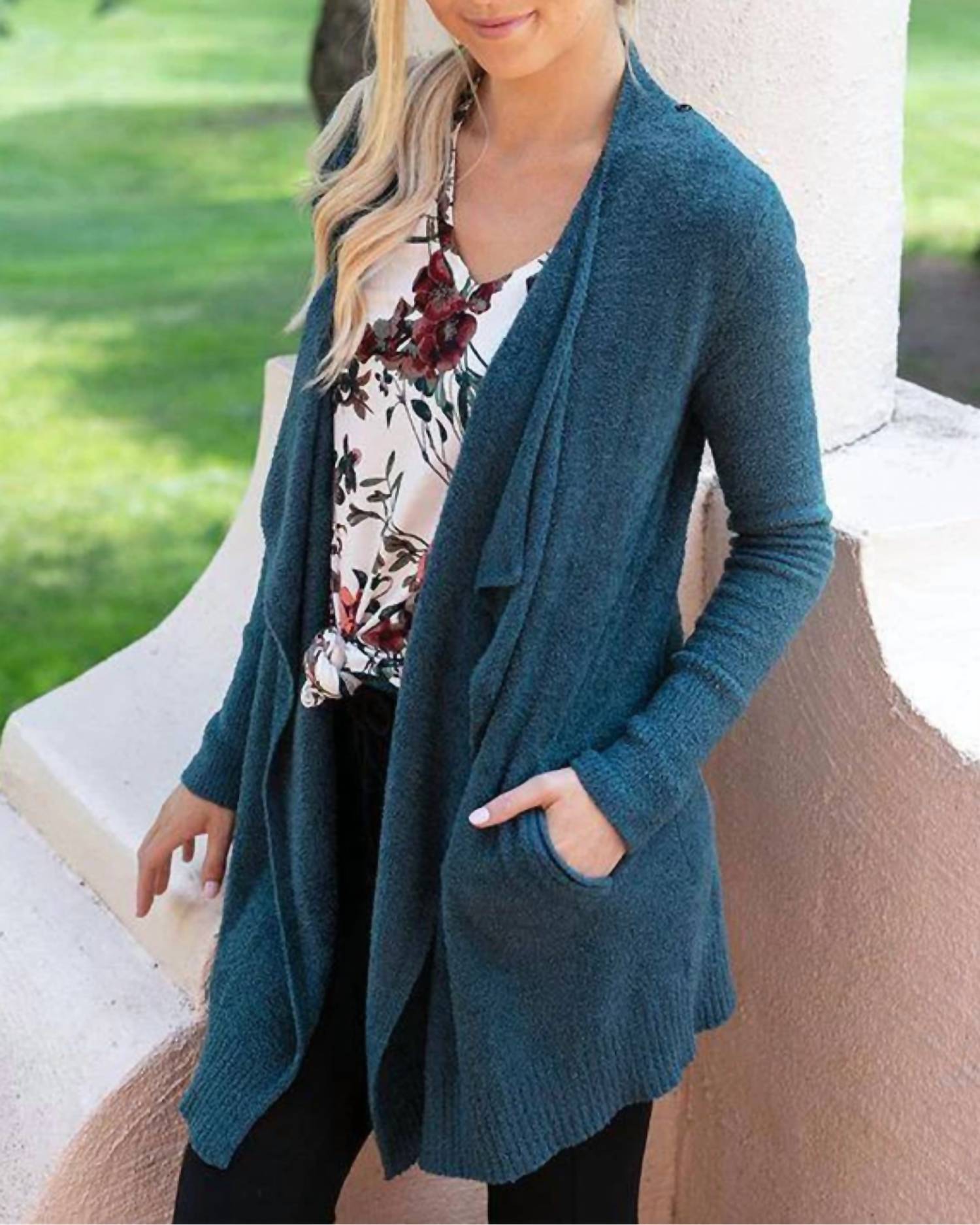 Grace And Lace - Lush Bambu Pocket Wrap Up Cardigan