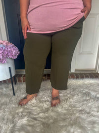 Heimish Usa - Lucy Wide Leg Stretchy Crop Pants