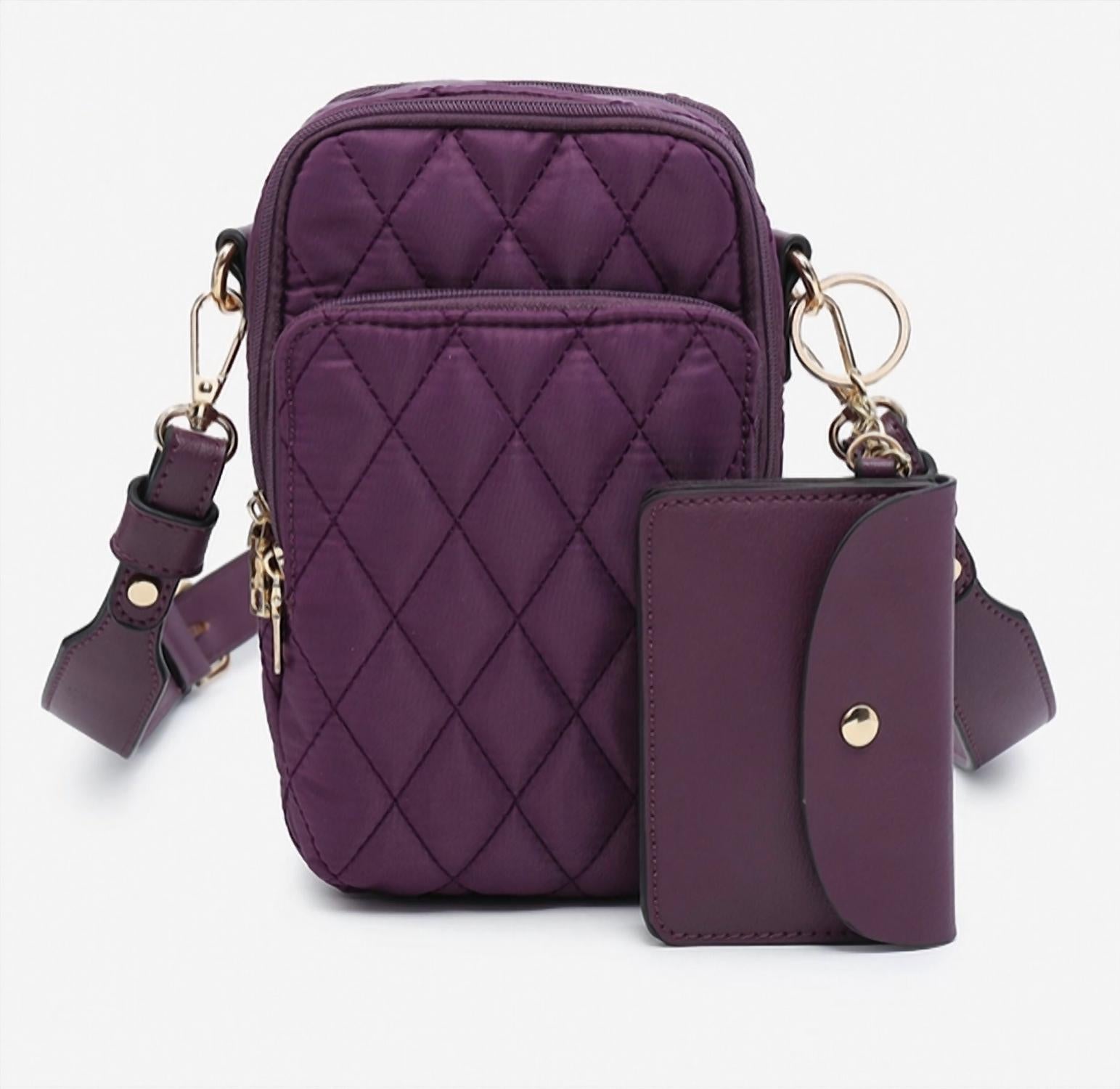 Jen & Co. - Women's Parker Quilted Crossbody Travel Purse