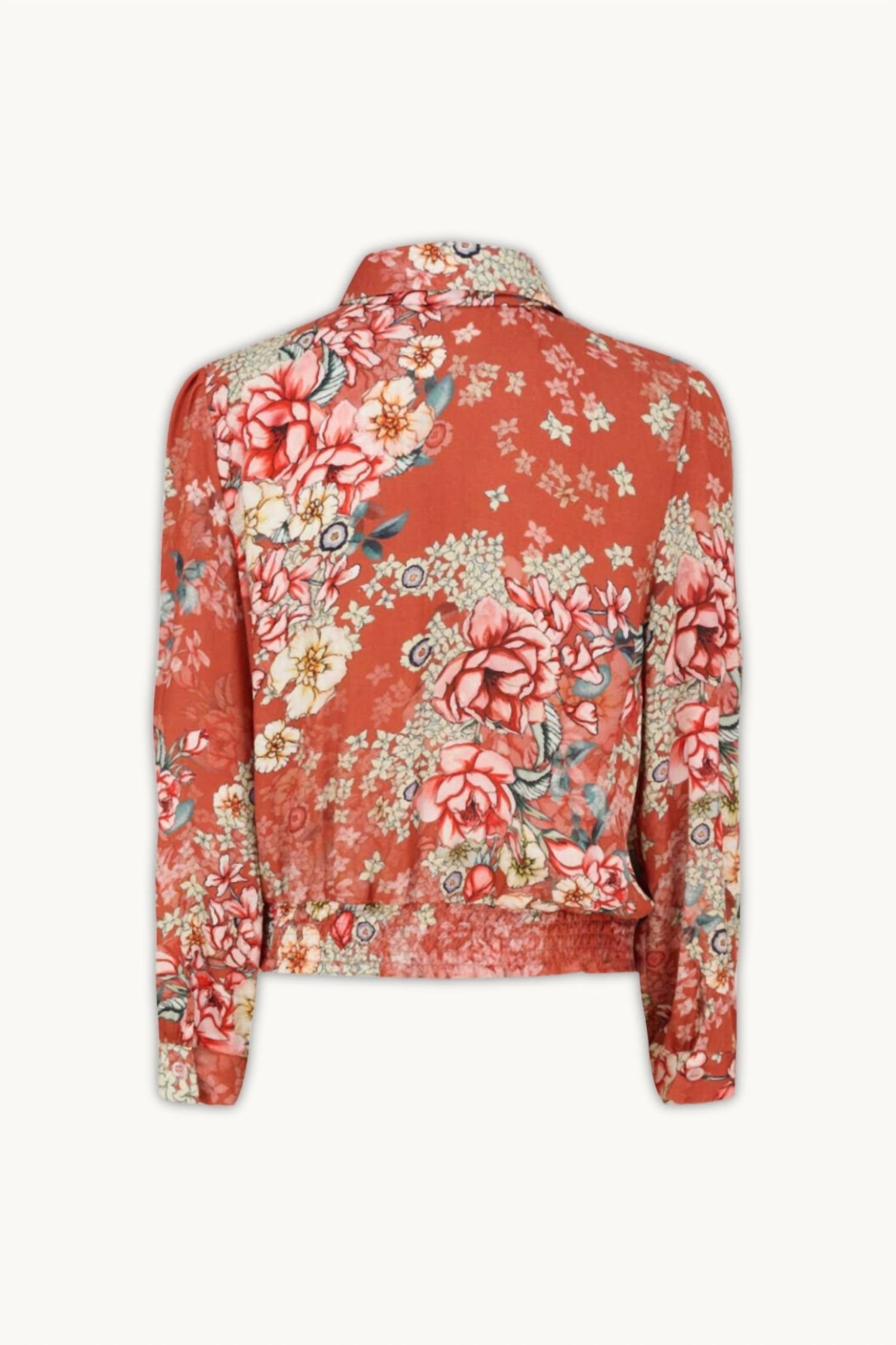 Onstage Collection - Women's Flower Long Sleeve Top