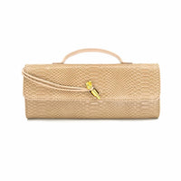 Bc Handbags - Snakeskin Clutch Pochette Mini Clutch