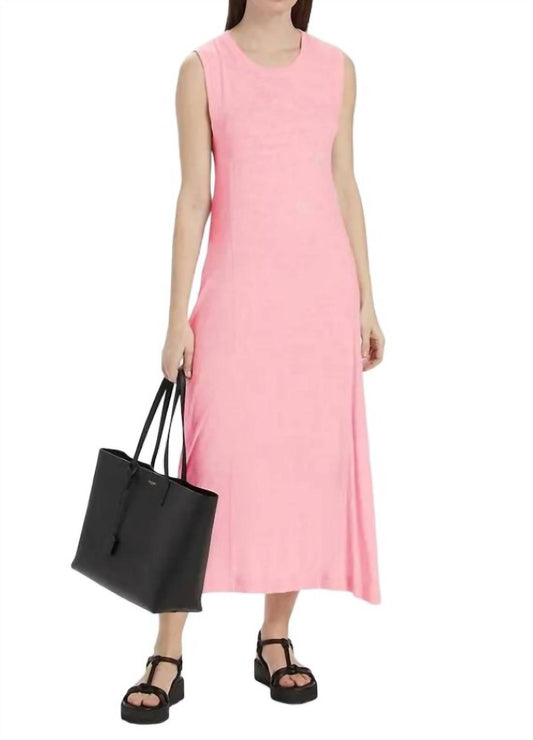 Atm - Slub Sleeveless Swing Maxi Dress