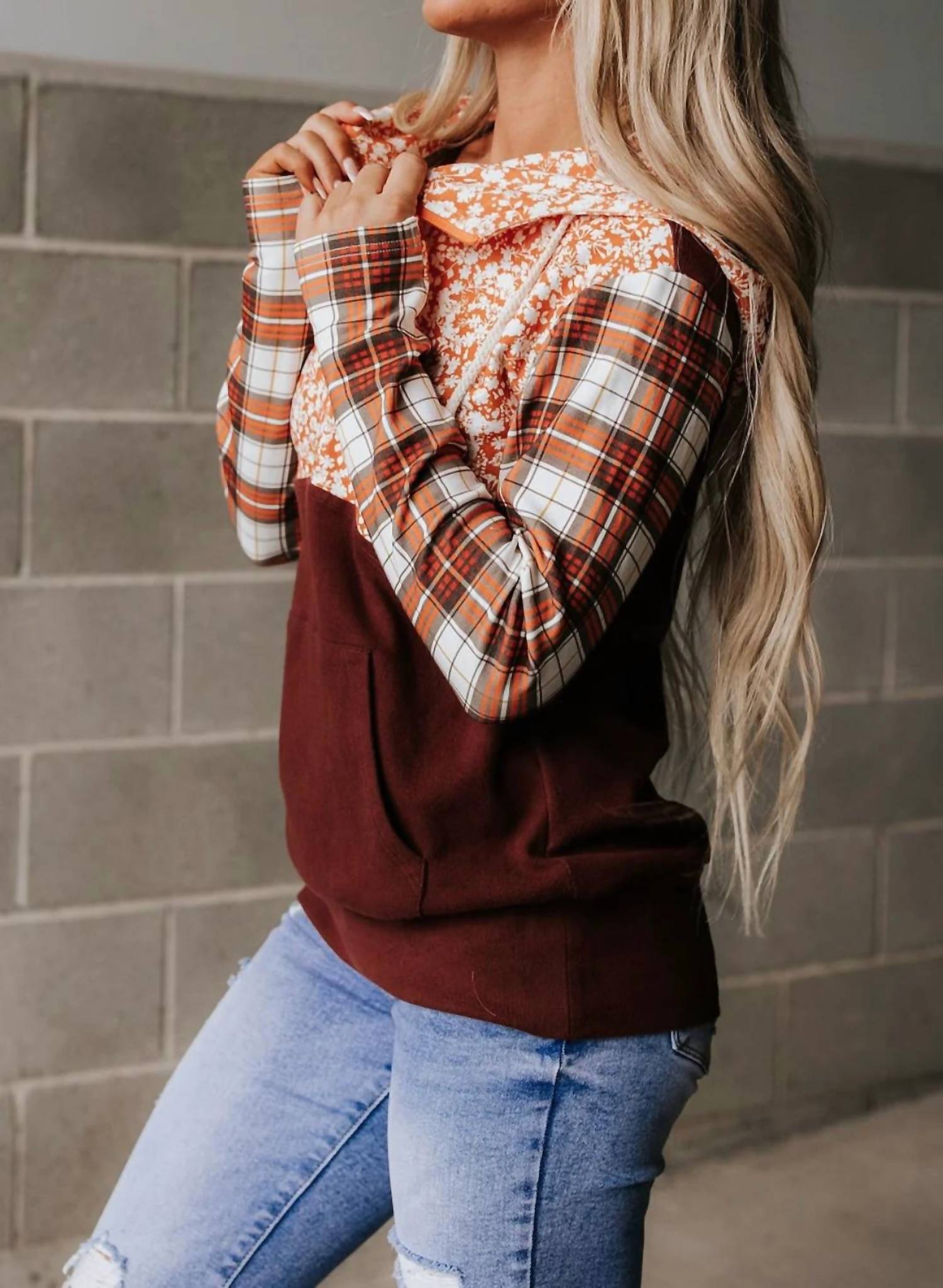 Ampersand Ave - Half Zip Sweatshirt