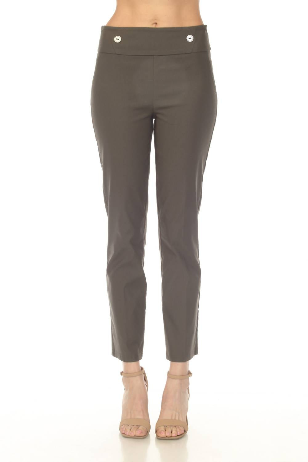 Joseph Ribkoff - Pull On Slim Straight Ankle Pants