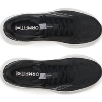 SAUCONY Men's Ride 18 Shoe in black white noir blanc - men's shoe - alternate view