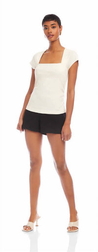 Fifteen Twenty - Lorna Cap Sleeve Top