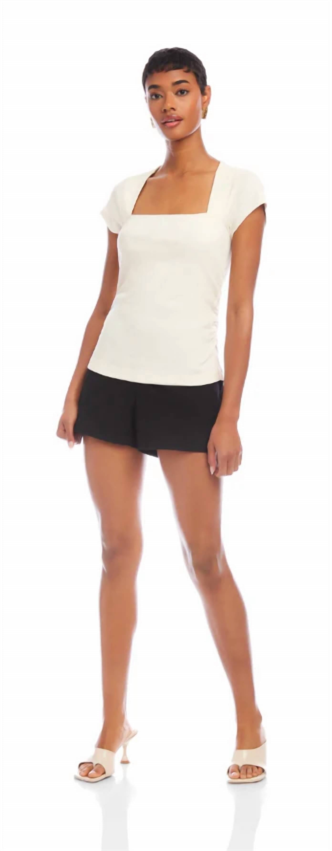 Fifteen Twenty - Lorna Cap Sleeve Top
