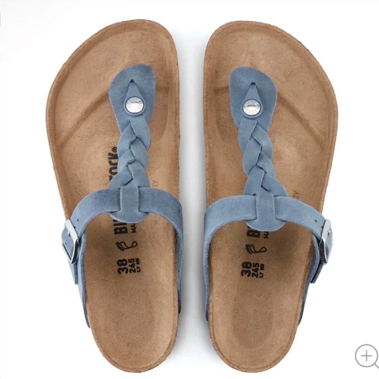 Birkenstock - Women's Gizeh Oiled Leather Braided Sandals