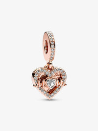 Pandora - Heart & Mom Dangle Charm