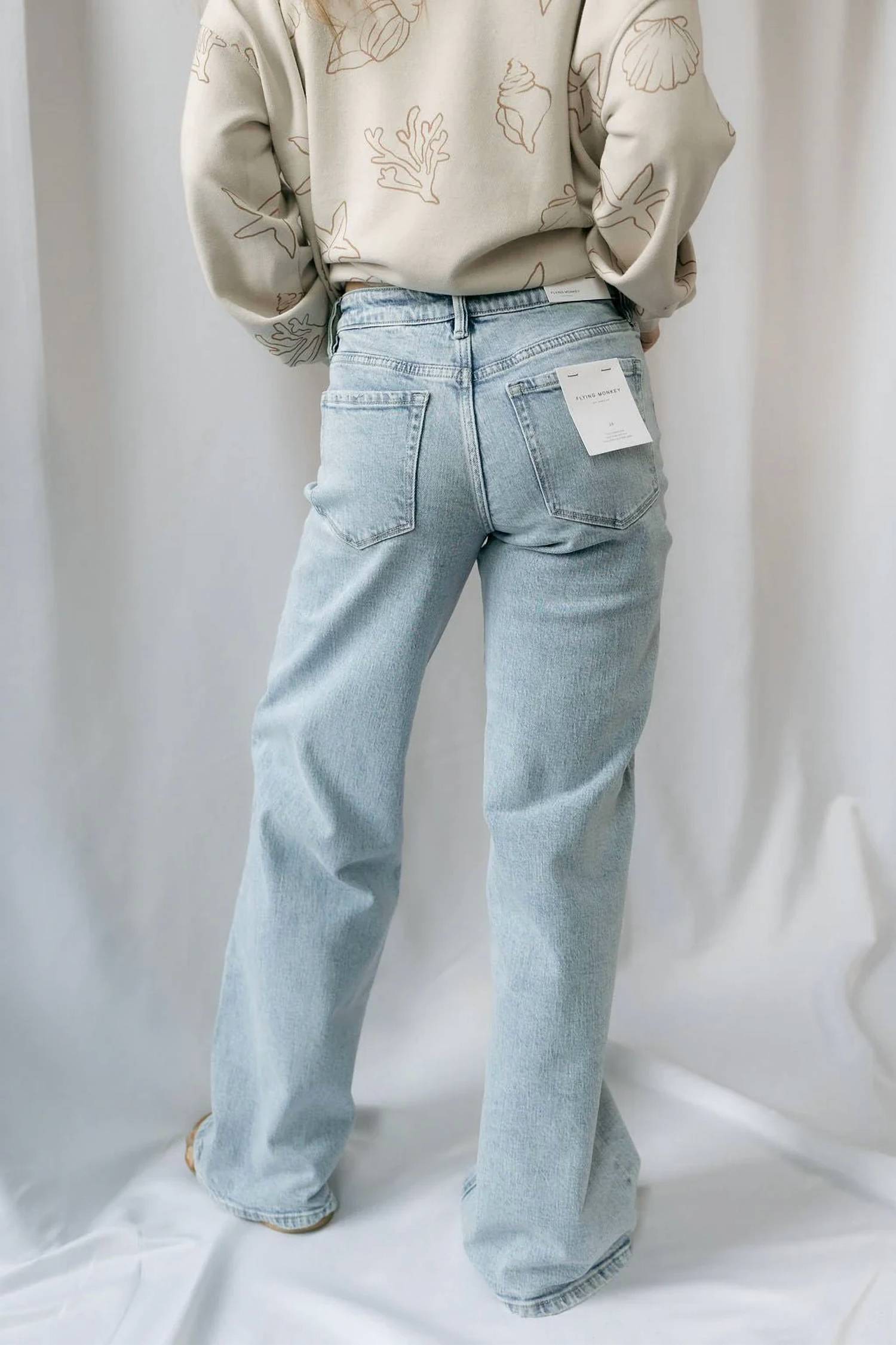 Flying Monkey - Indie Mid Rise Full Length Jeans