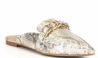 Steve Madden - Women's Python Embossed Faine Mules Shoe