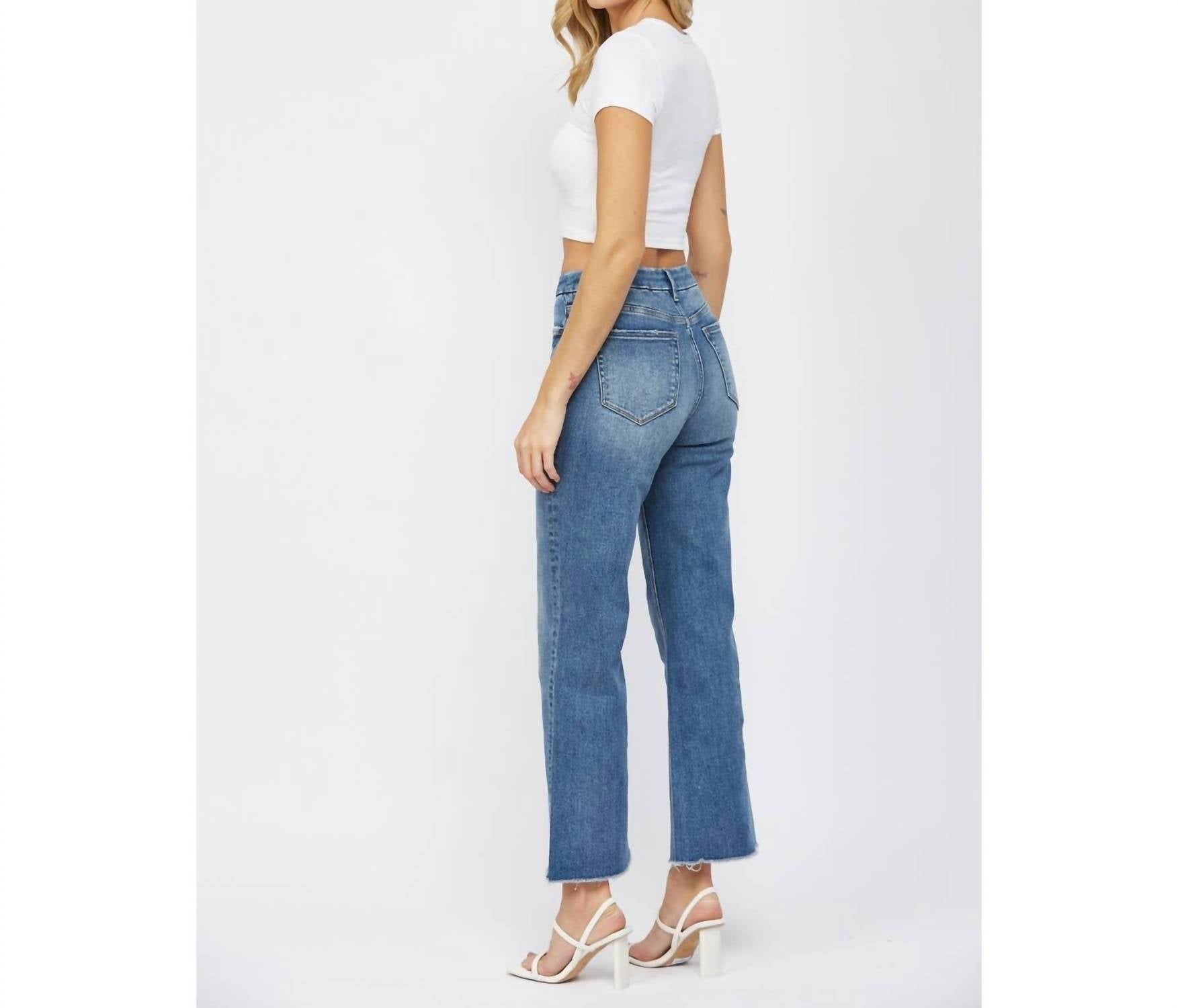 Mica Denim - High Waisted Wide Leg Jeans