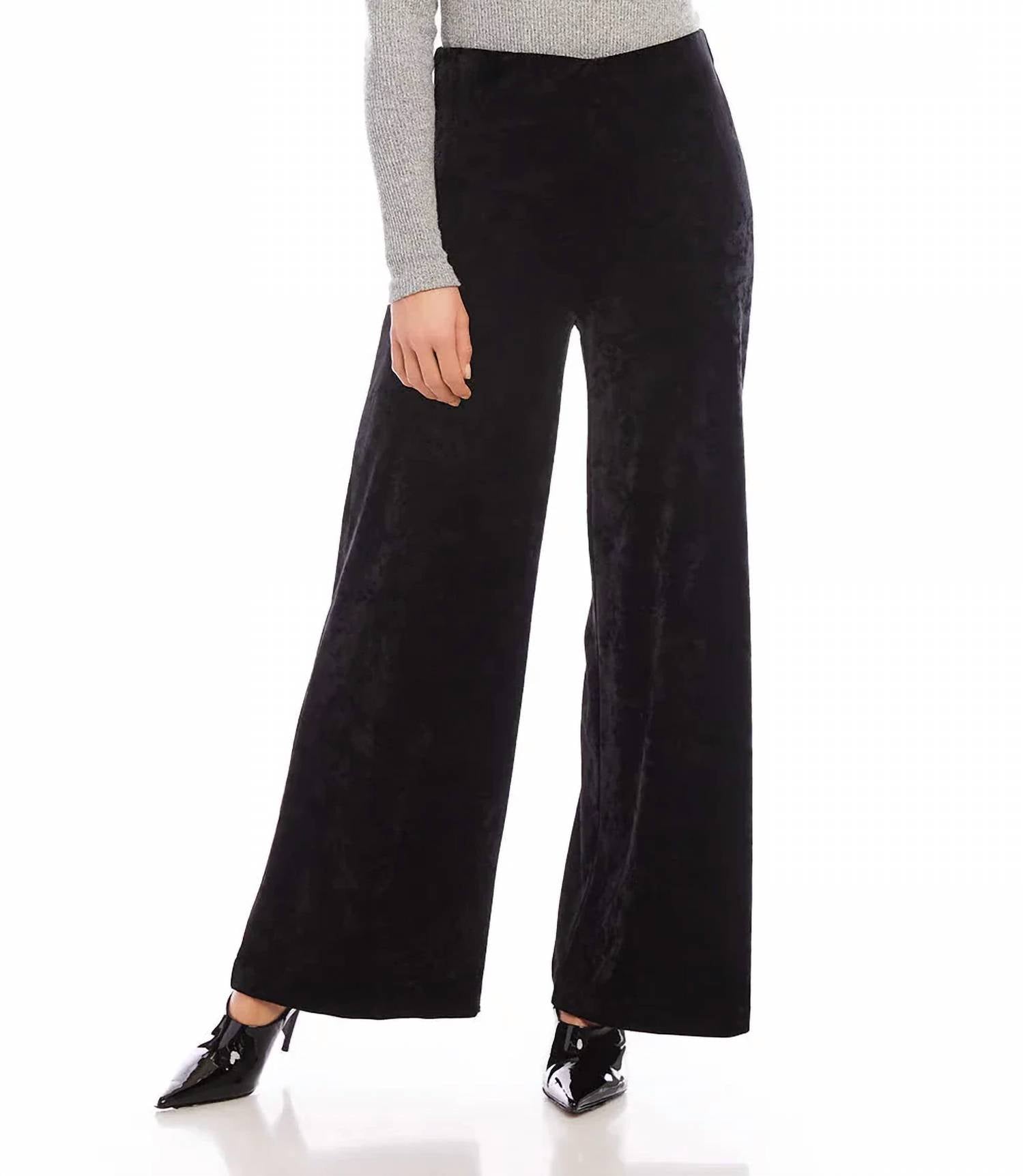 Karen Kane - Crushed Velvet Pants