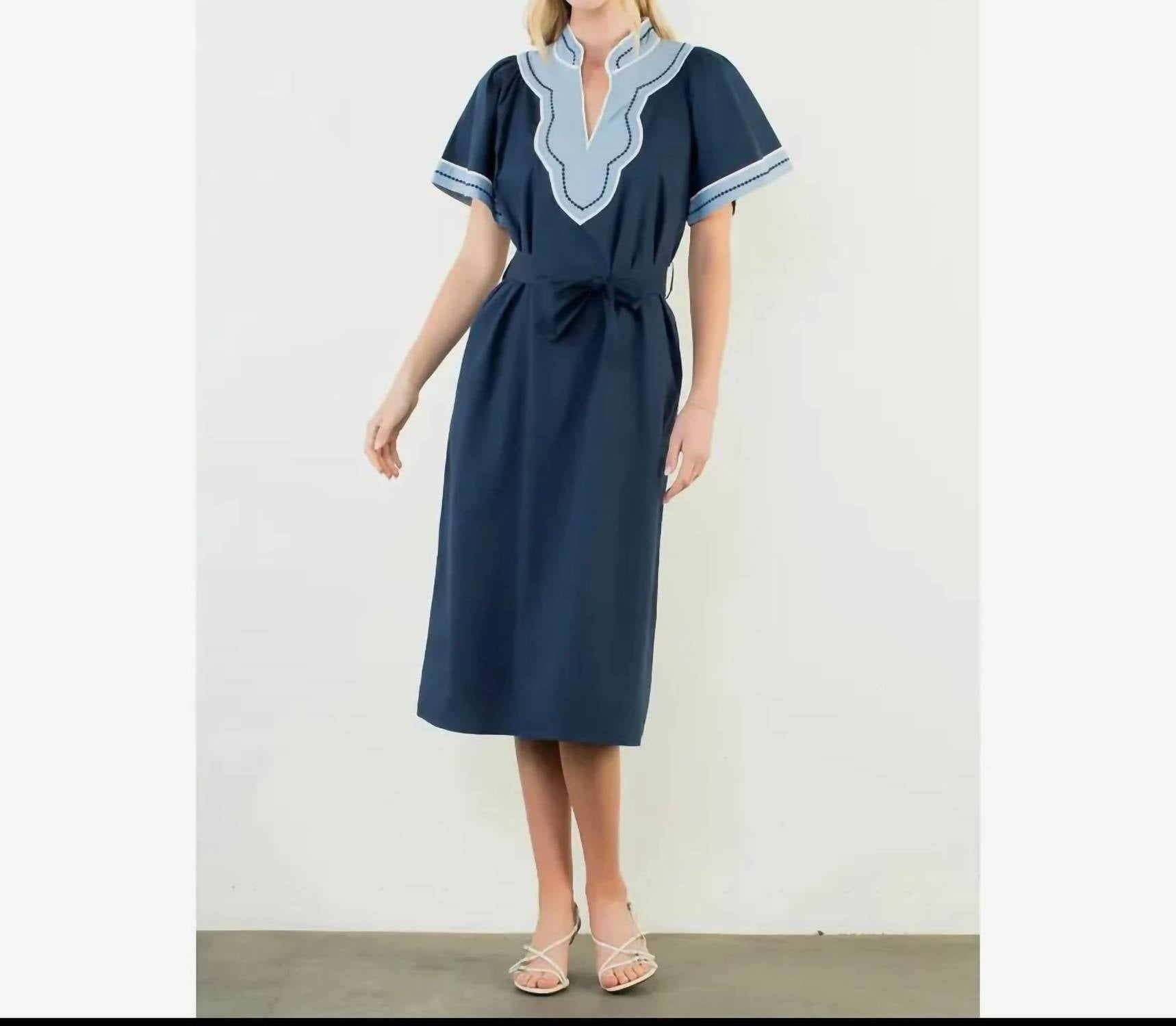 Thml - Marin Belted Midi Dress