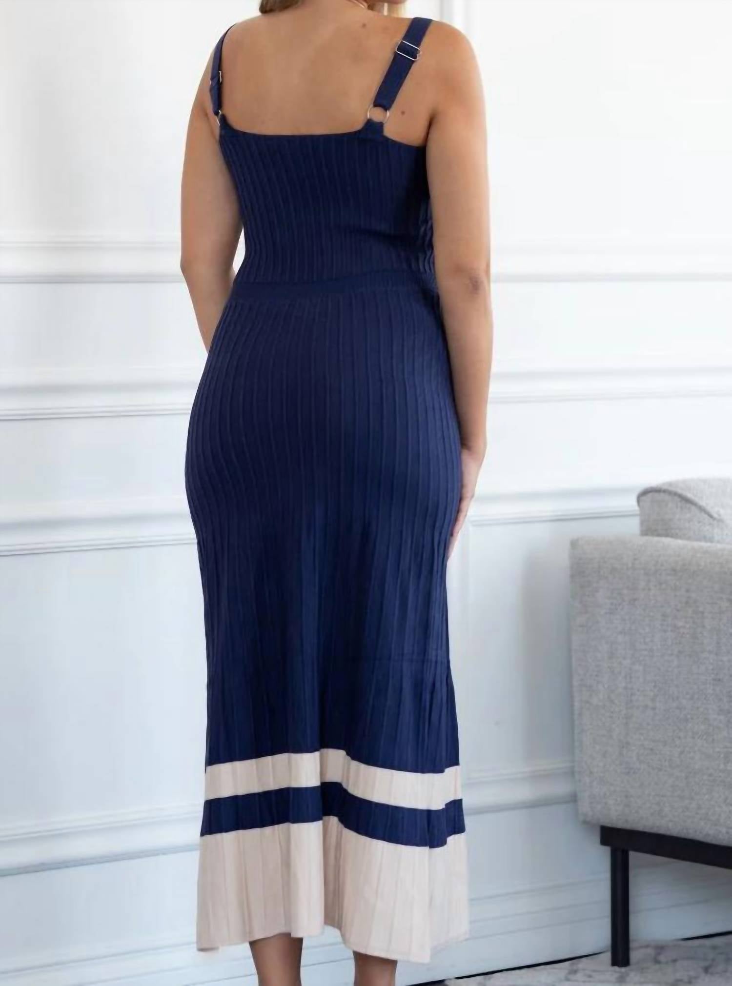 One And Only Collective - Victoria Ribbed Maxi Dress