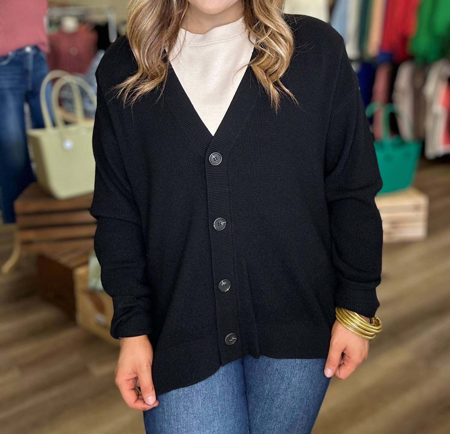 Zenana - V-neck Cardigan
