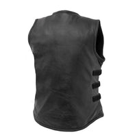 First Mfg Co. - Women's Katana Motorcycle Leather Vest