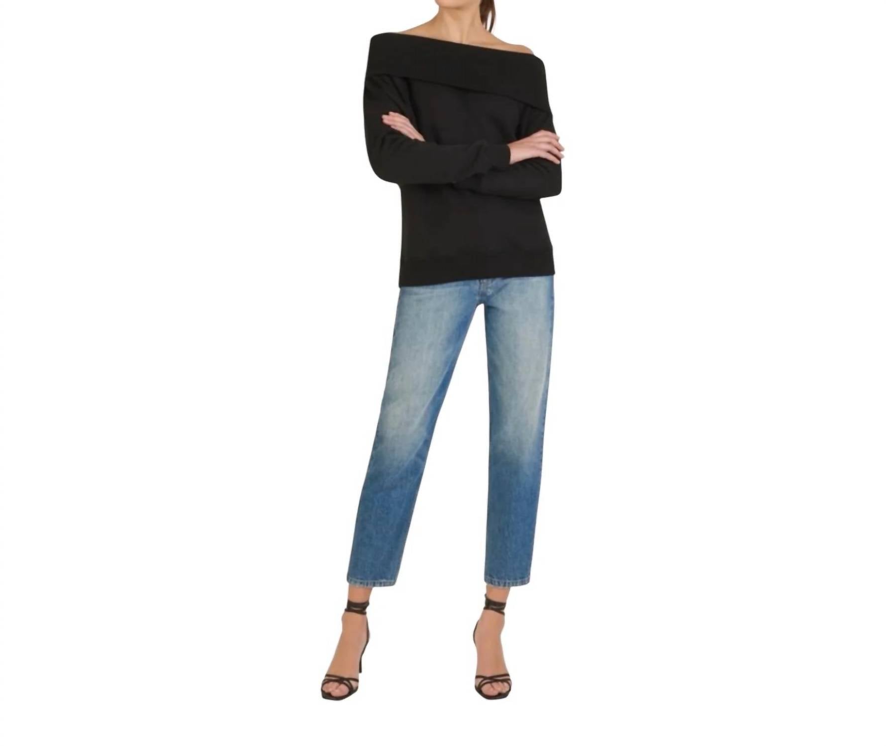 Marissa Webb - So Relaxed Off The Shoulder Sweatshirt