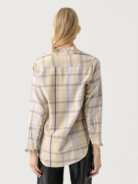 Kerri Rosenthal - Mia Cabin Plaid Ruffle Shirt