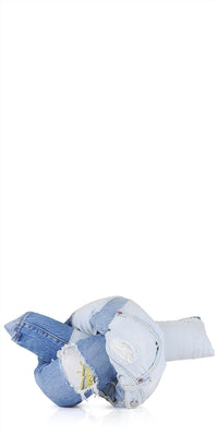 Jiu Jie Decor - Denim Baby Knot Pillow Iii