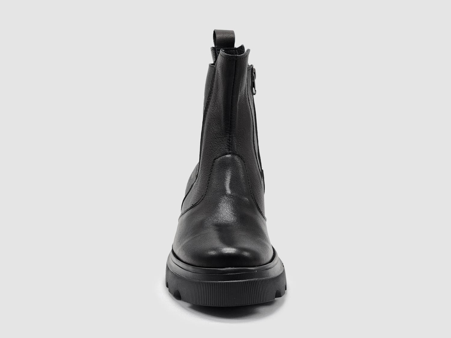 Kcr Group - Women's Modern Insulated Zip-up Chelsea Leather Boots