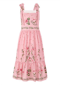 Marlo - Girl's Melany Tiered Maxed Dress