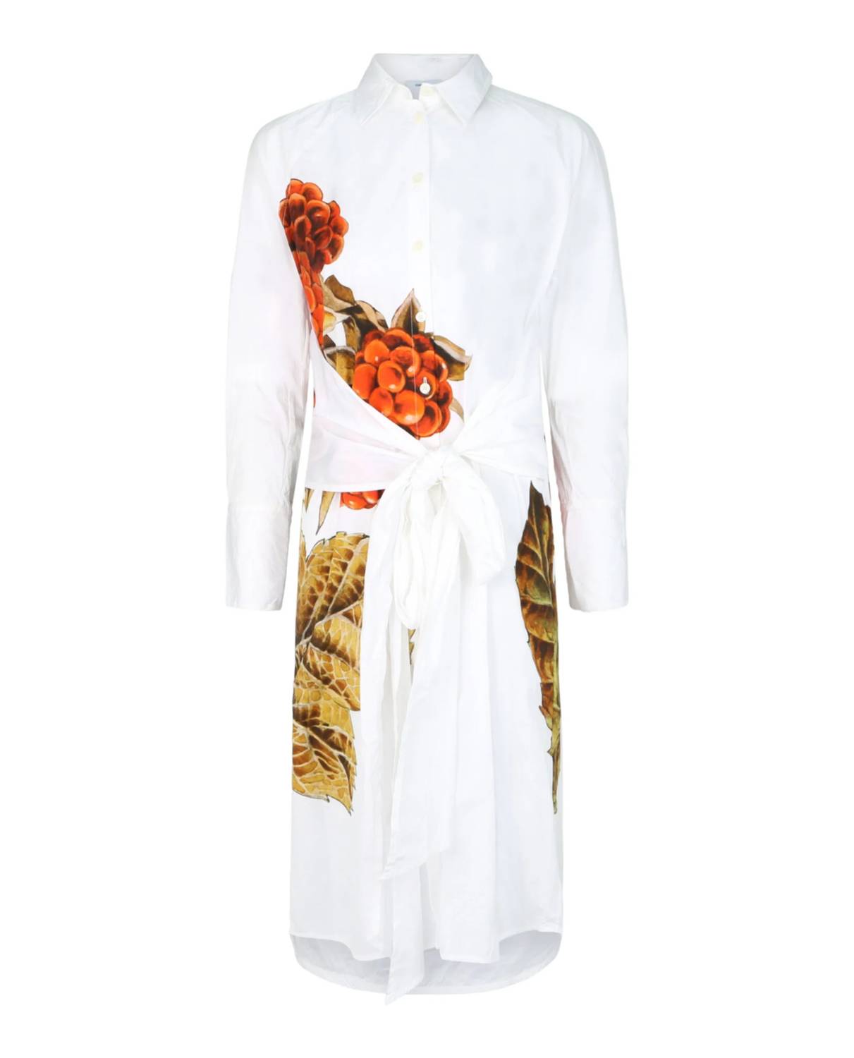 Salvatore Ferragamo - Botanical Print Shirt Dress