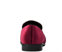 Amali Men's Knight Loafer in burgundy - men's loafer - alternate view