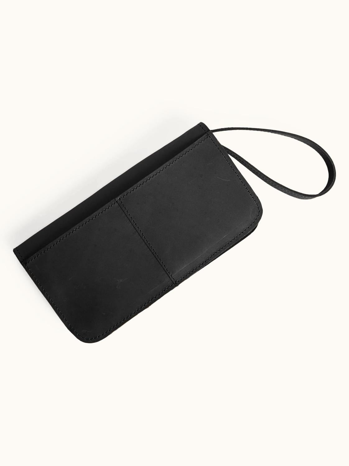 ABLE Women's Alem Snap Wallet in black - women's bag - alternate view