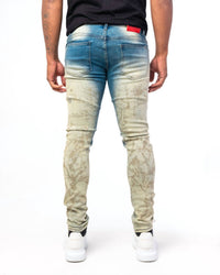 Gala - Prophetic Printed Denim Jeans