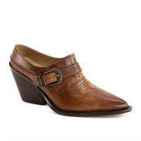 Forastero - Women's Leather Western Heeled Loafer