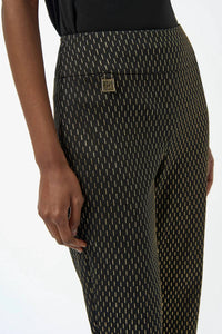 Joseph Ribkoff - Dot Print Pull On Slim Fit Pants