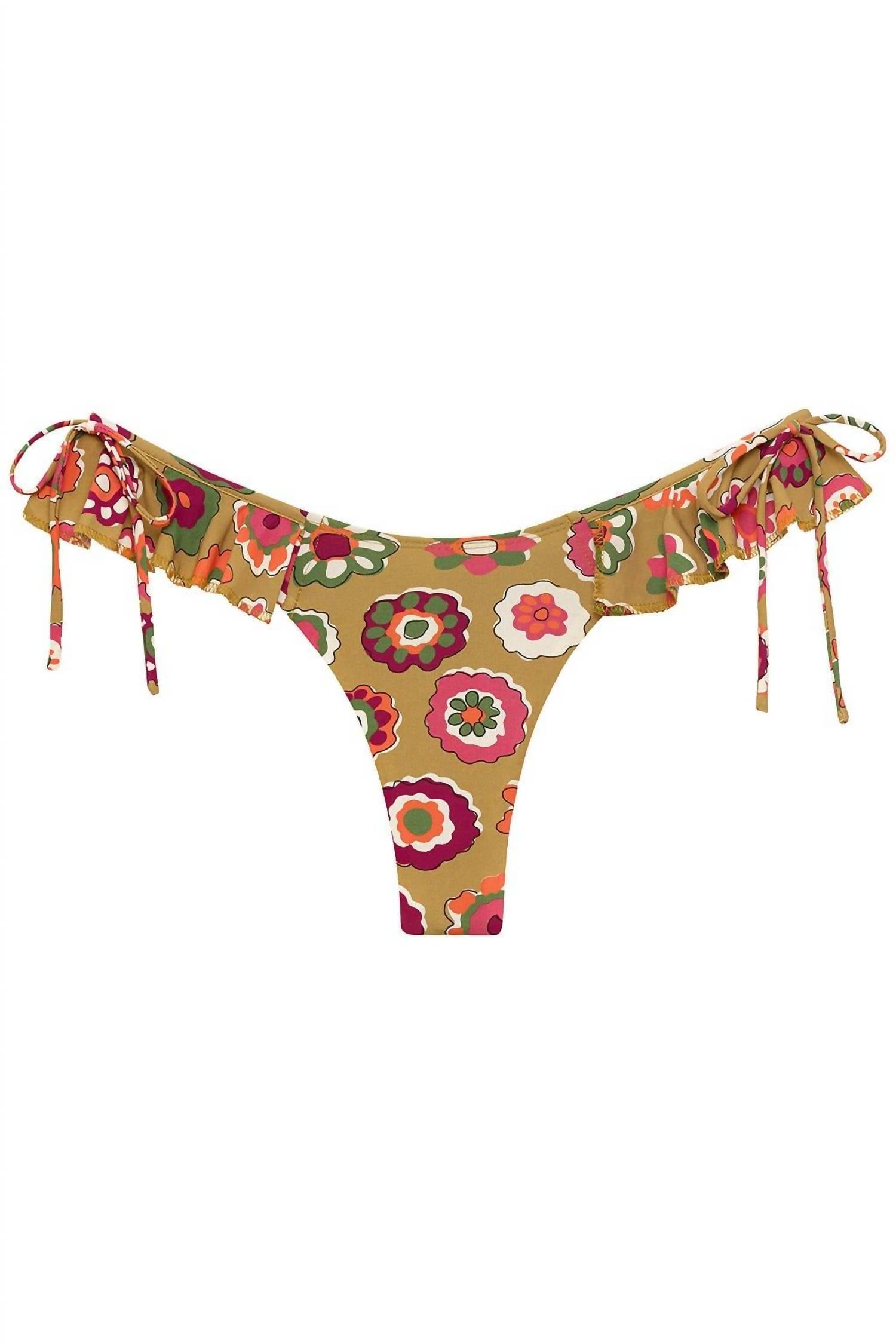 Montce - Uno Ruffle Bows Bikini Bottom