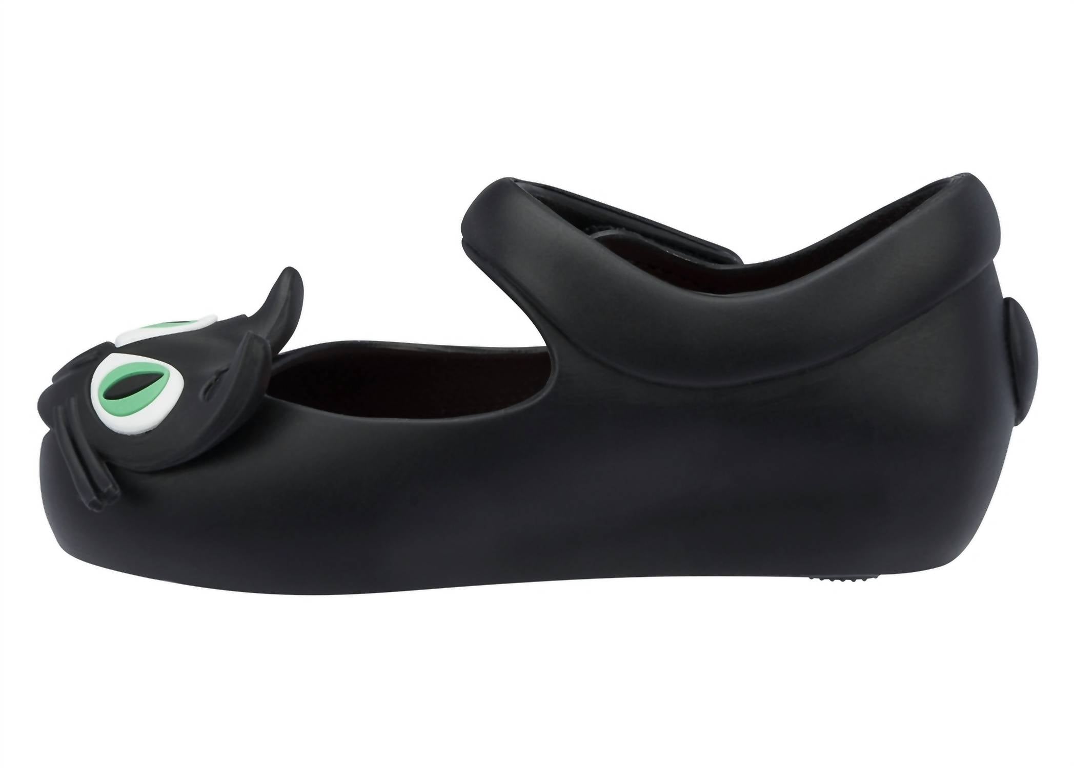 Mini Melissa Girls Ultragirl Ii Sandals in black pink - kids' sandal - detail view
