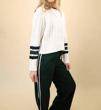 Sundry - Women's Chunky Cableknit Sweater