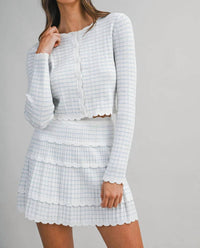 Mable - Coastal Tennis Skirt Set