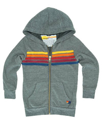 Aviator Nation - Kid's Stripe Zip Hoodie