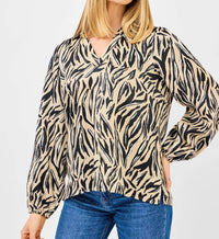 Mary Square - Kayla City Limits Long Sleeve Top