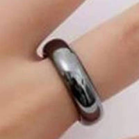 Mavi Bandz - Women's Hematite Stone Band Ring