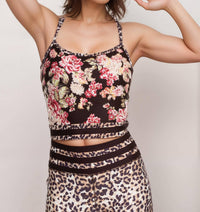 Johnny Was - Vintage Rose Bee Active Cami Sports Bra