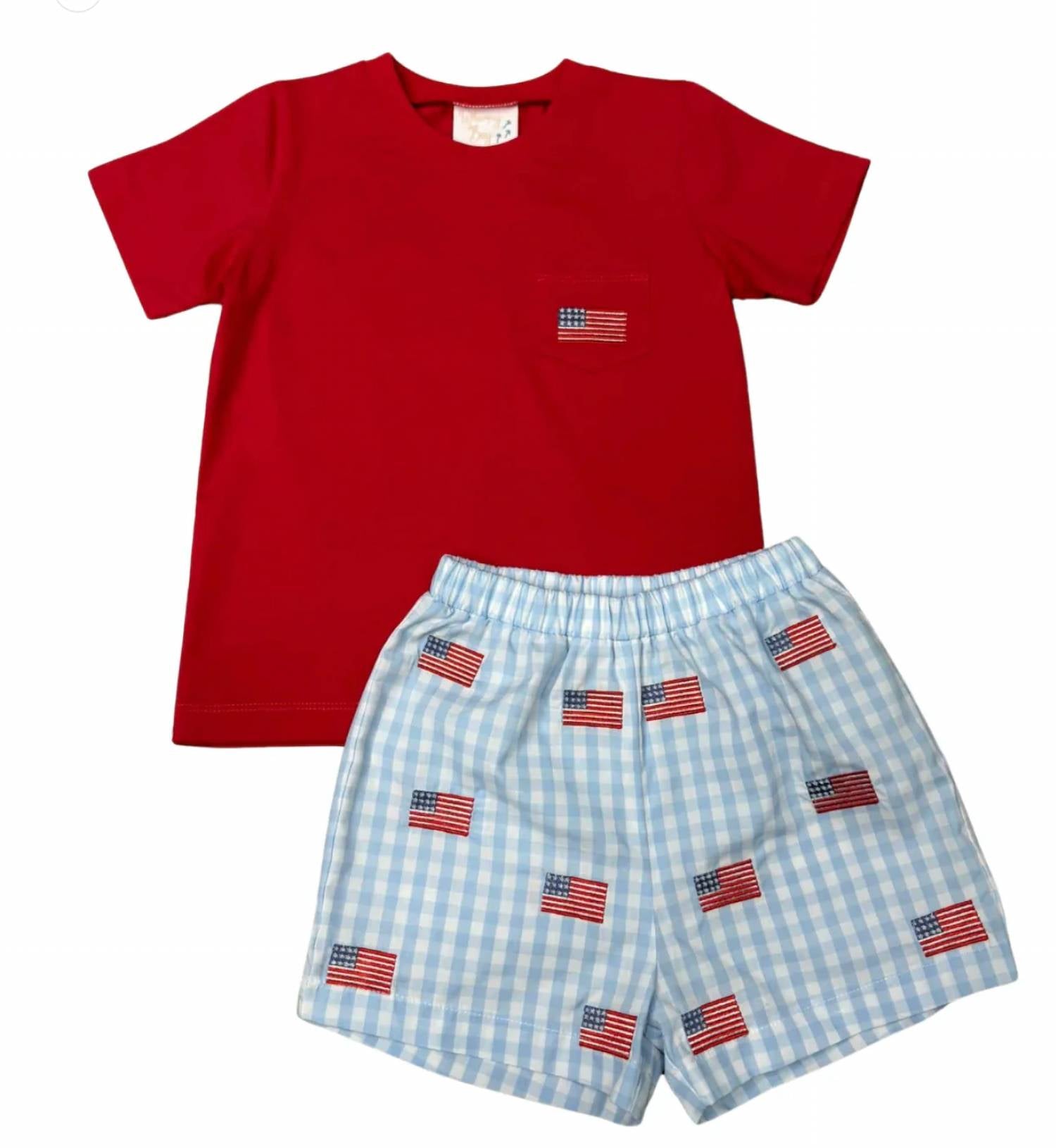 Whimsy Bay Kids - Boy's Pocket Short Set