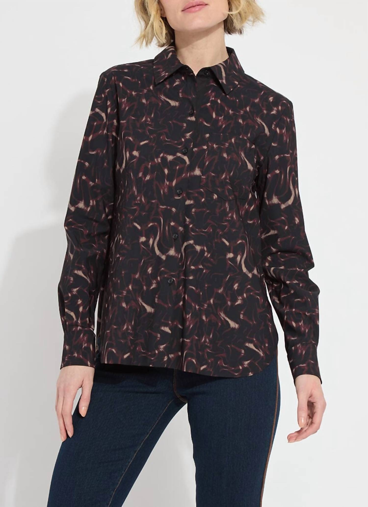 Lysse - Cropped Schiffer Button Down Shirt